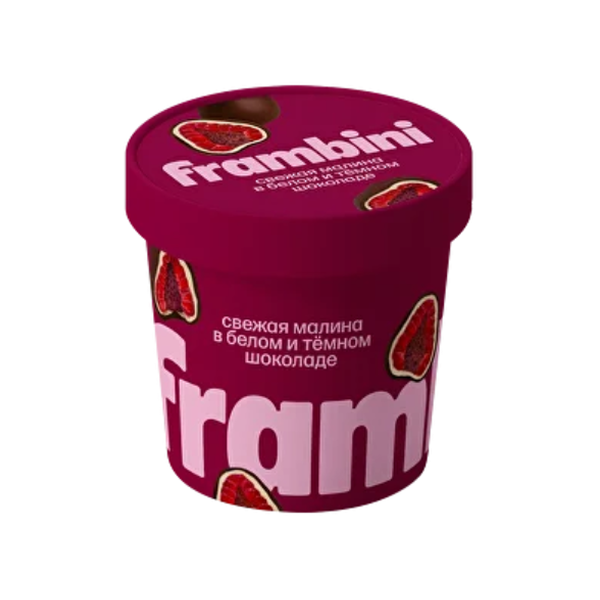 Frambini свежая малина в белом и темном шоколаде