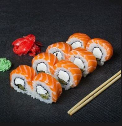 Ролл Филадельфия классик с апельсином