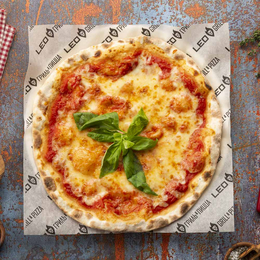 Пицца Маргарита (тесто: цельнозерновое)