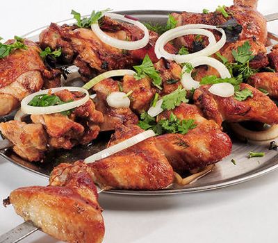 Шашлык из куриных крылышек