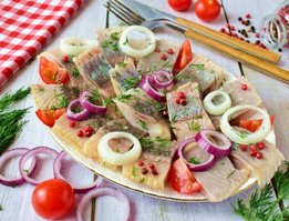 Селедка с луком