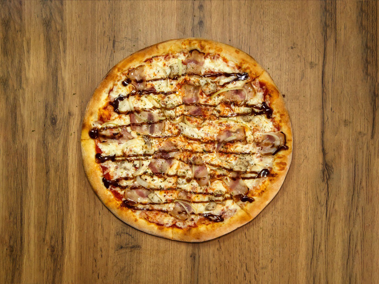 Пицца "Цыпленок-Барбекю"