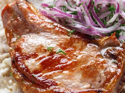 Шашлык из свиной корейки