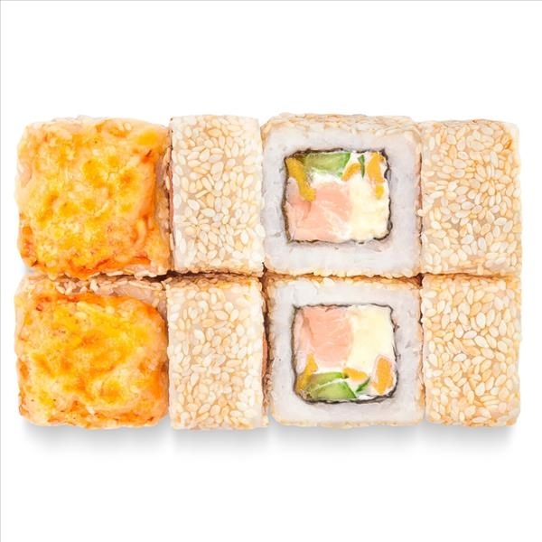 Запеченный ролл с курицей