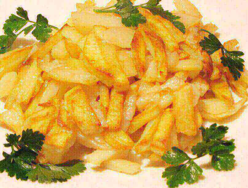 Картофель жареный с луком