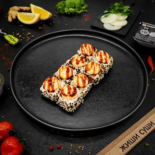 Запеченный с кальмаром