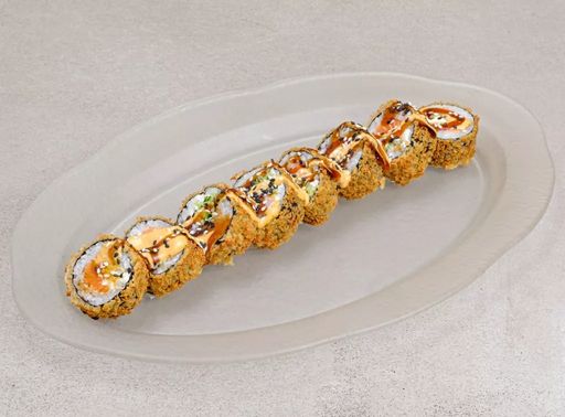 Ролл темпура с лососем