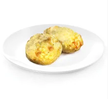 Картофель, фаршированный грибами и сыром