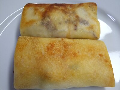 Блин с мясом