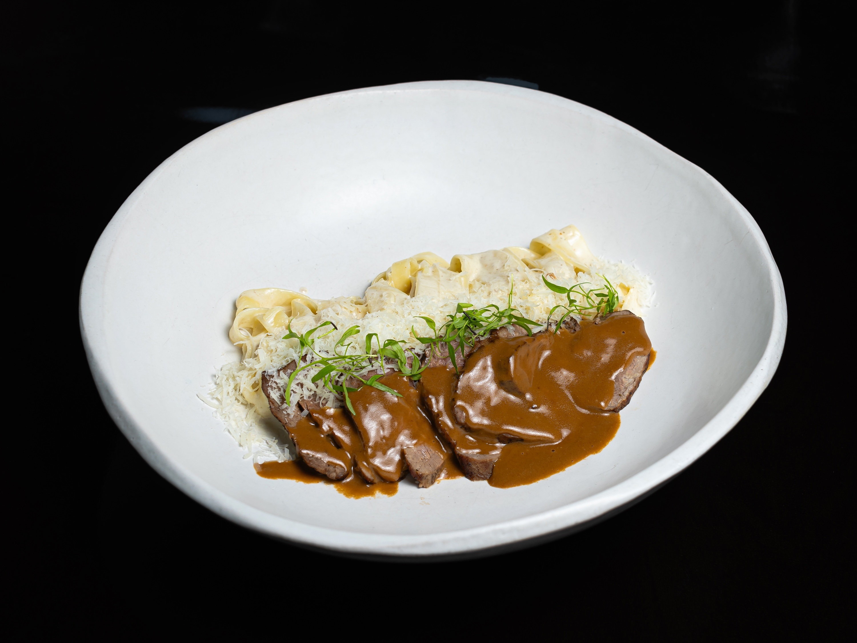 Трюфельная паста с телятиной