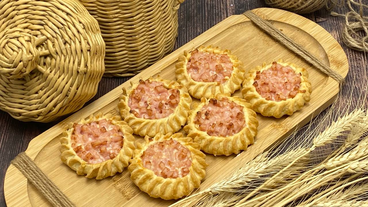 ПЕРЕПЕЧКИ С ВЕТЧИНОЙ 16 штук