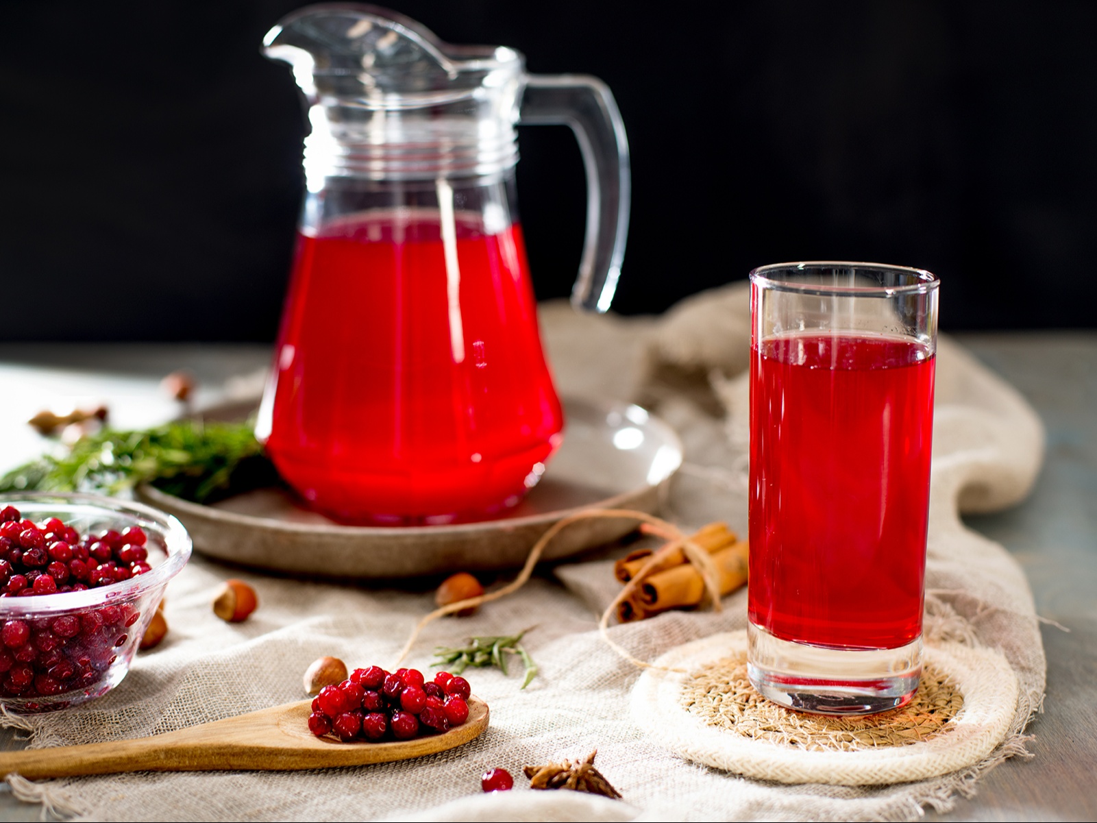 Морс из клюквы