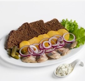 Селедочка с картофелем