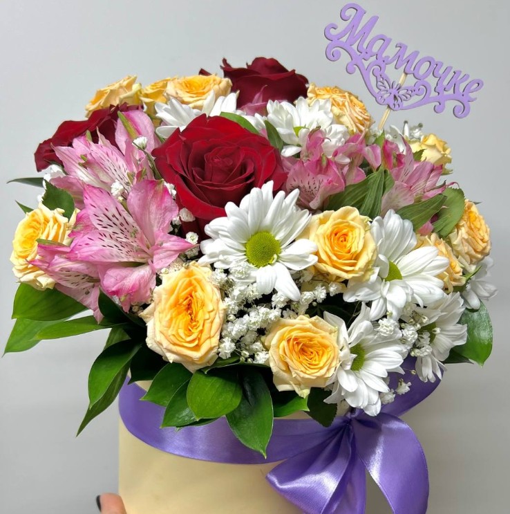 Коробка с цветами