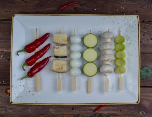 Шашлычок из лука-порея