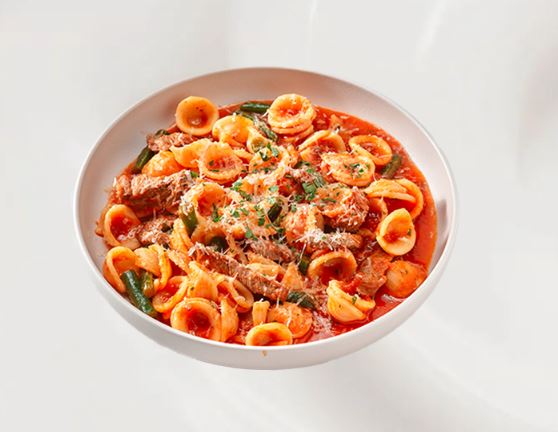 Орекьетте с телятиной и стручковой фасолью