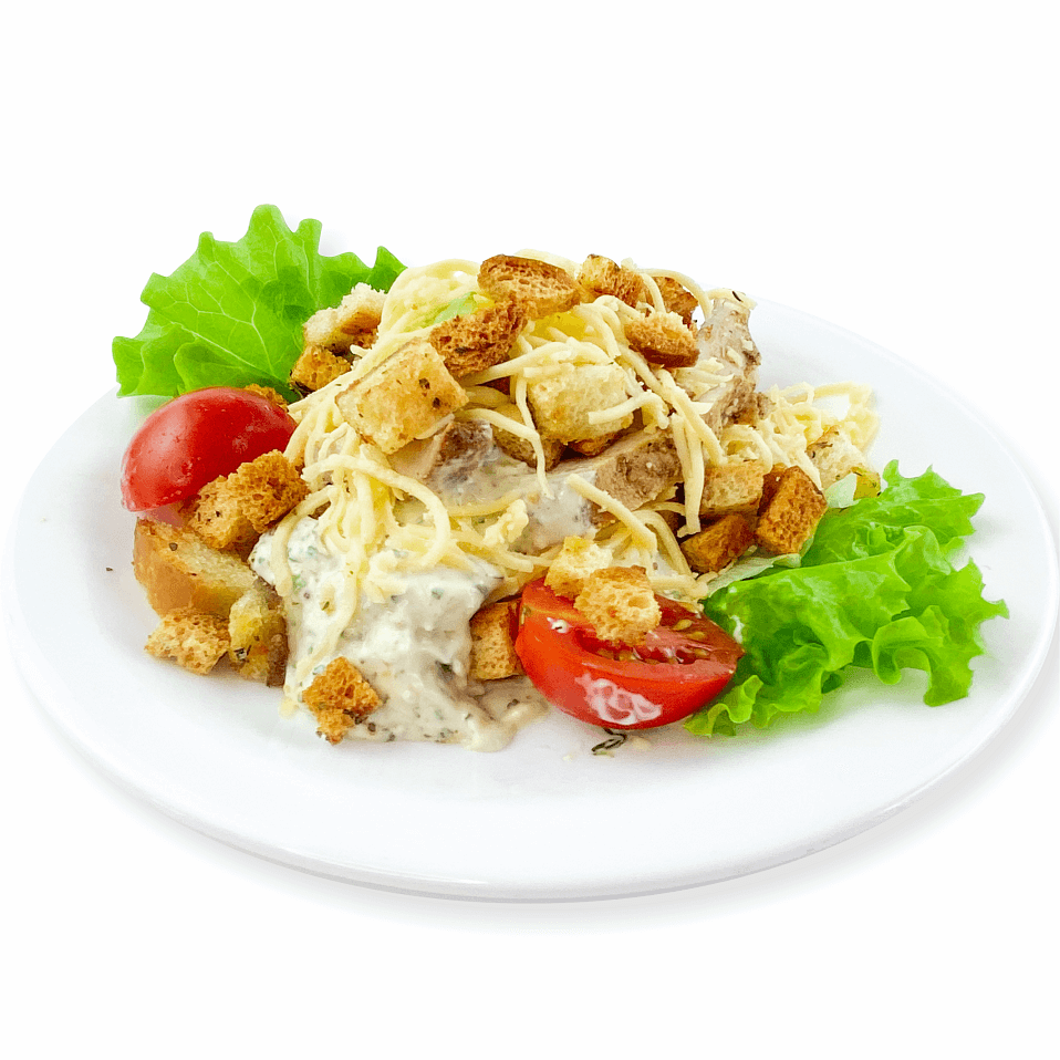 Салат «Цезарь» с курой