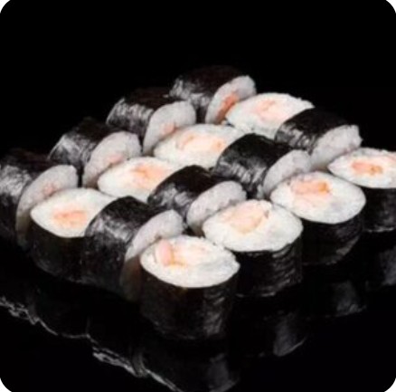 Хосомаки с креветкой