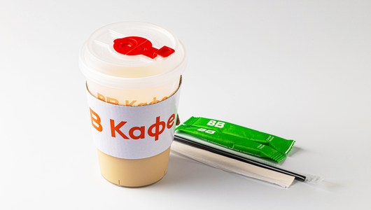 Латте с Арахисовой пастой 300 мл, кафе