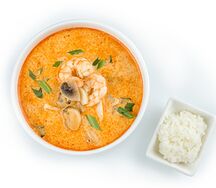 Том Ям суп с морепродуктами