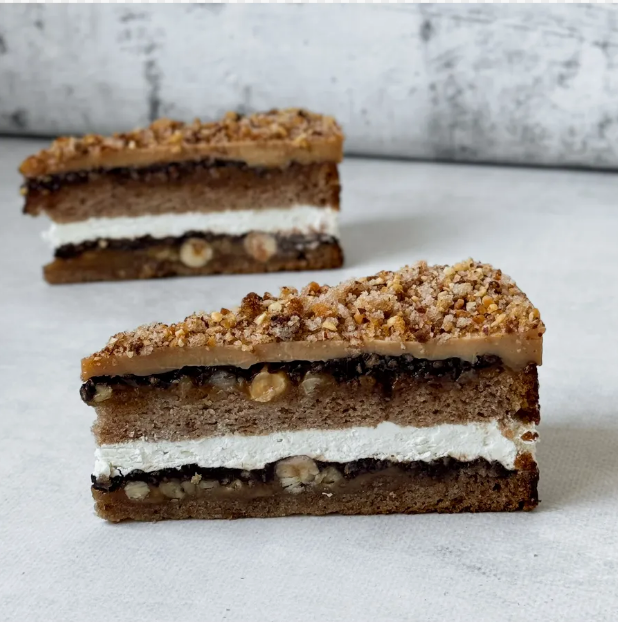 Чизкейк банановый с карамелью