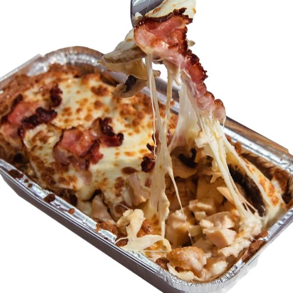 Картофель с мясом и грибами 