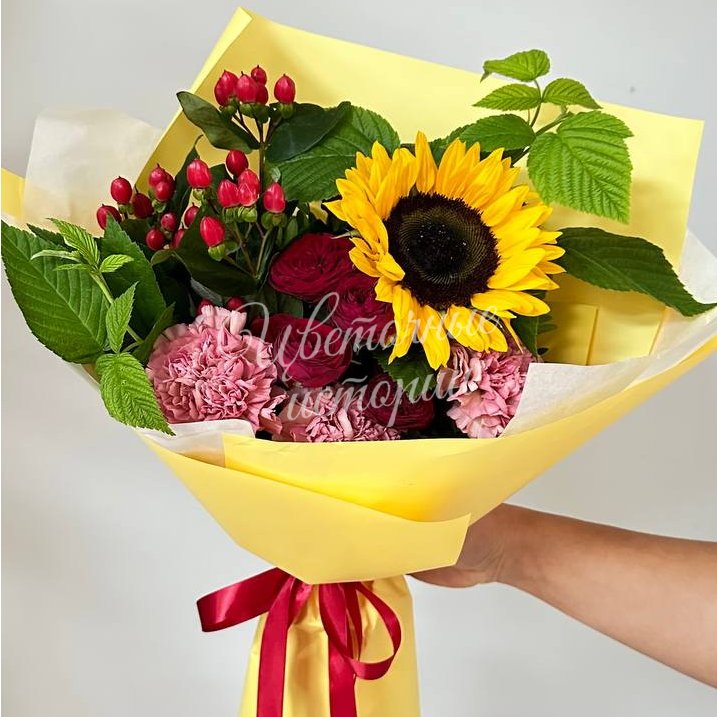 Сборный букет «Солнечные зайчики»