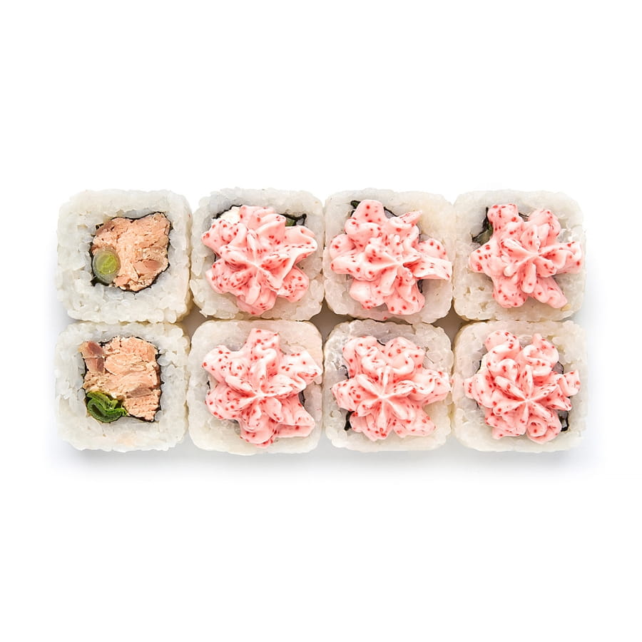 Лава с лососем терияки