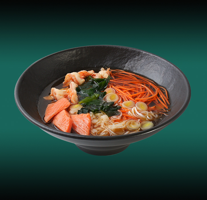 Суймоно с креветками и форелью