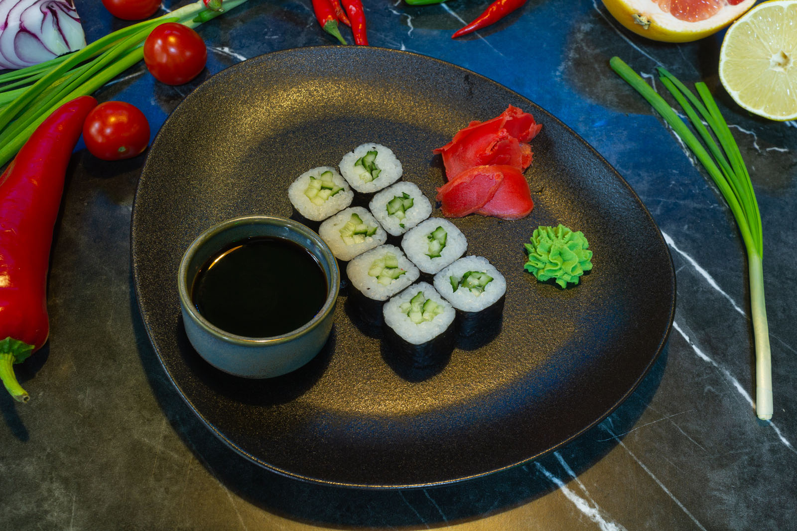 Мини Каппа маки с огурцом