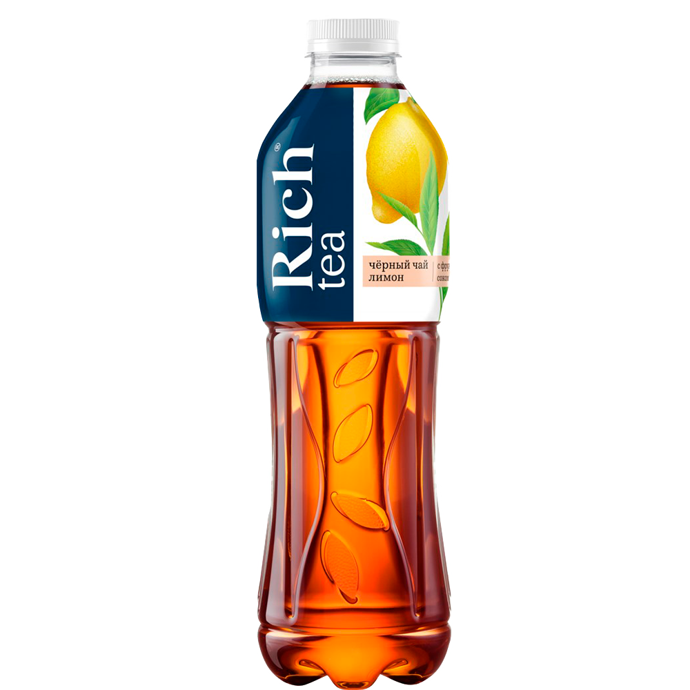 Rich холодный черный чай с лимоном