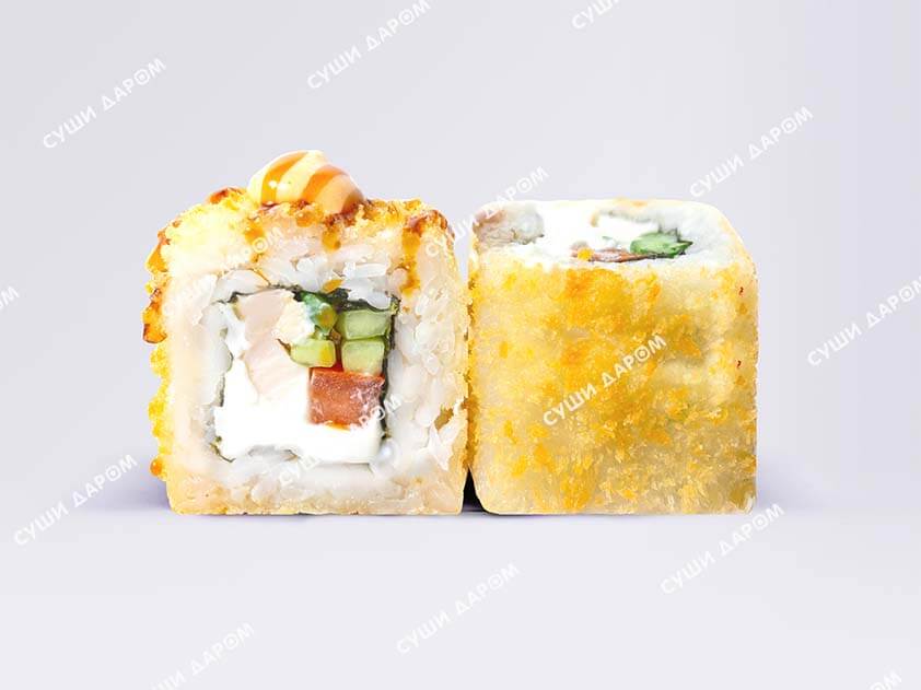 Жареный ролл Чикен спайси фри