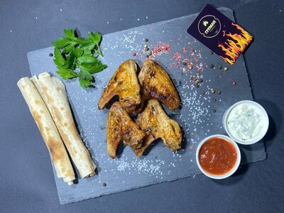 Острые крылья на мангале