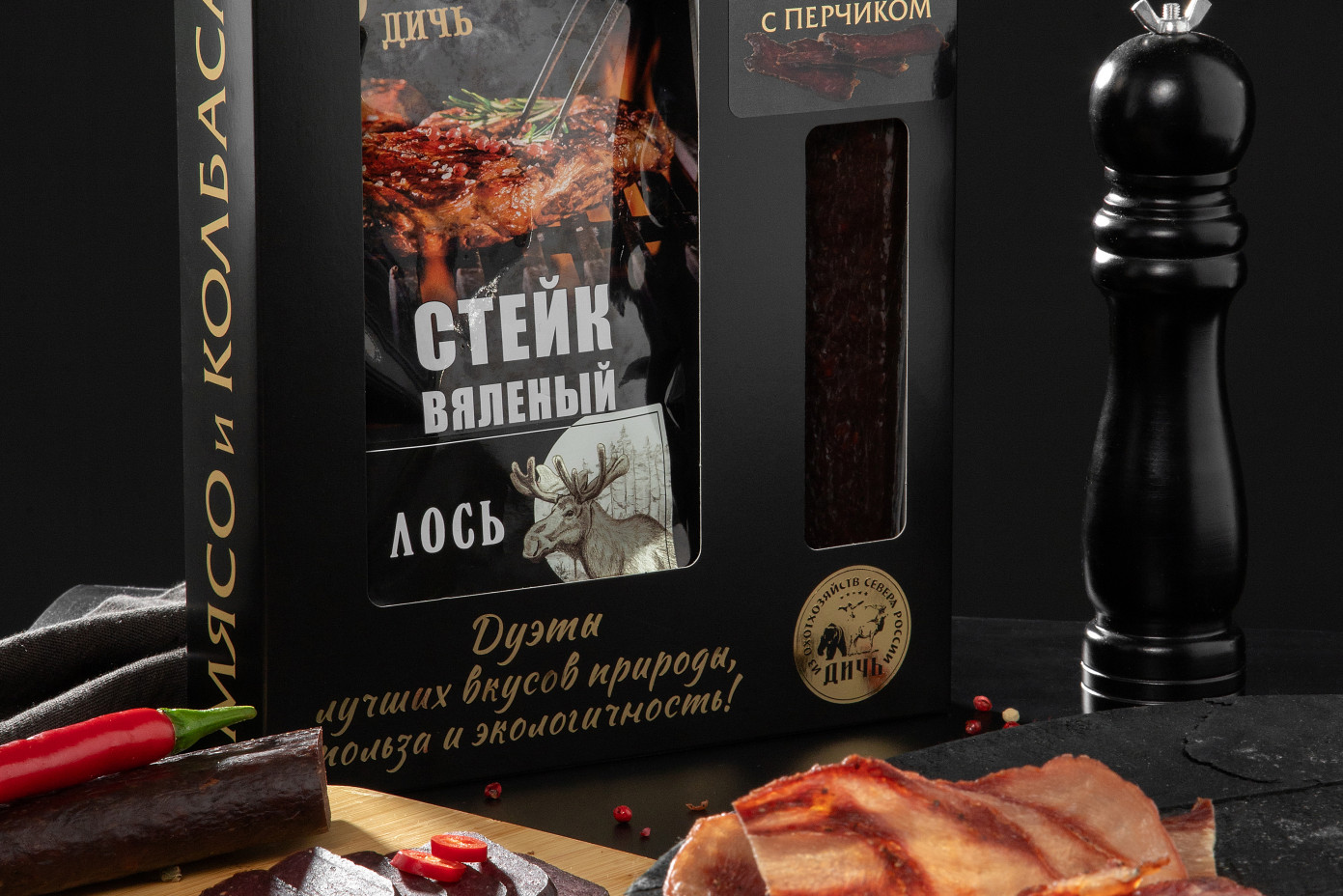 Подарочный набор Дуэт "Горная Косуля" со стейком