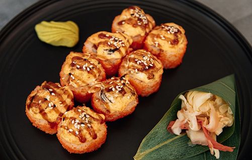 Запеченный Ролл Лосось