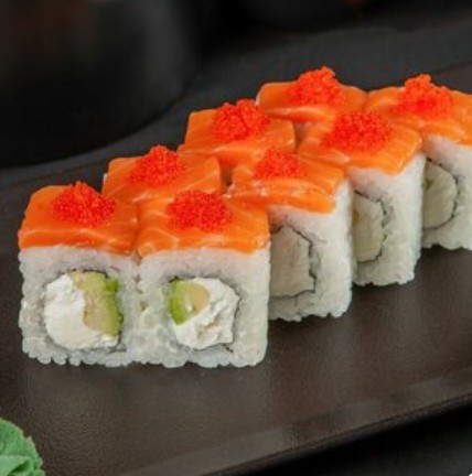 Ролл Калифорния спайси с тигровыми креветками