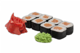 Ролл с лососем