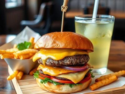 Комбо Двойной Гамбургер Большой