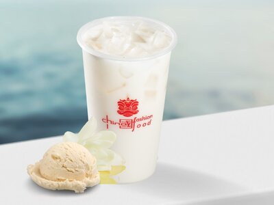 Холодный ванильный молочный чай