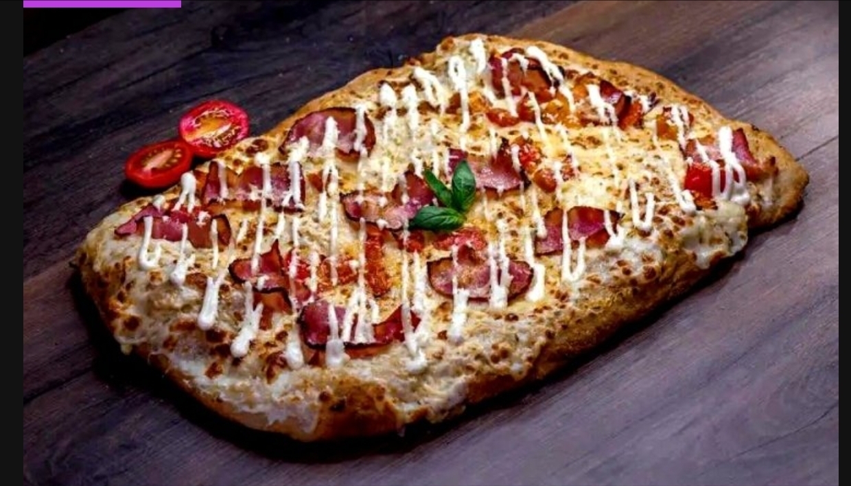 Римская пицца Карбонара