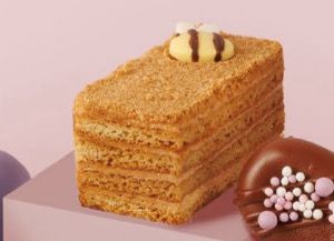 Медовик с варёной сгущёнкой