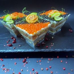 Мясные и рыбные трайфлы 24 шт