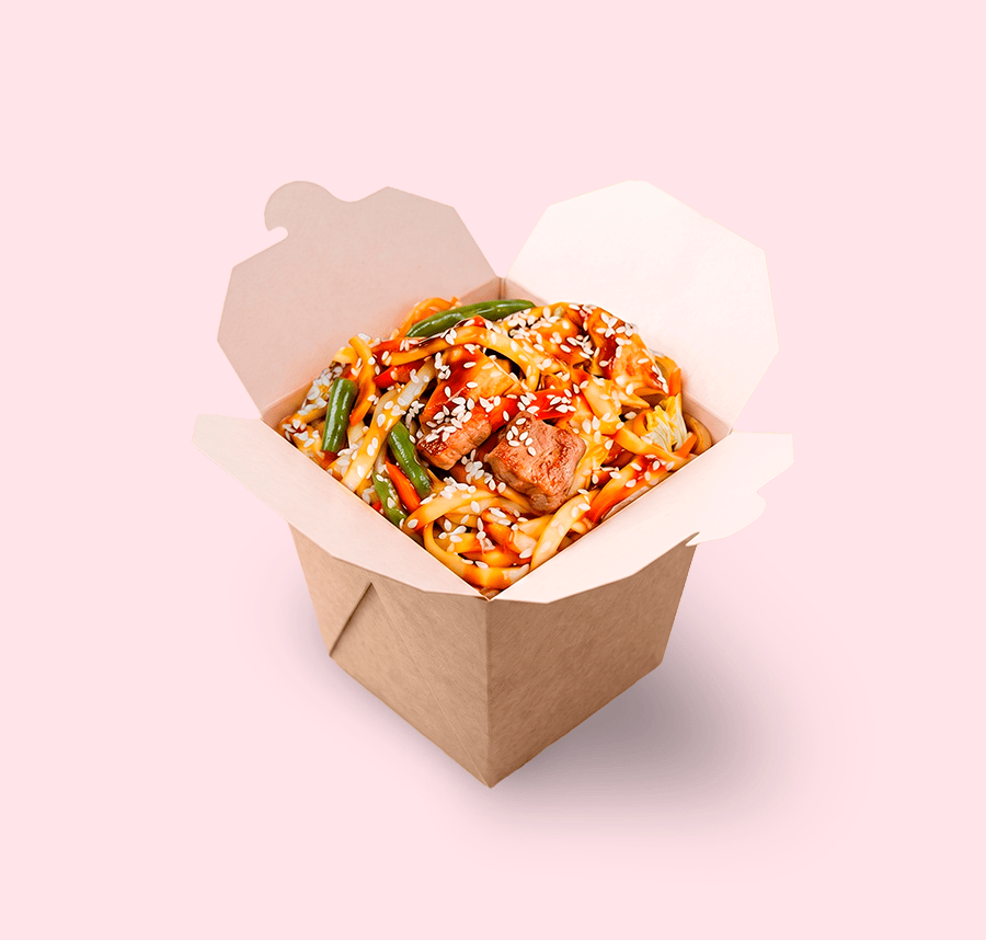 Wok со свининой