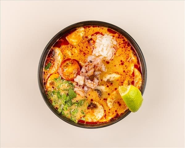 Тайский суп Том-ям с морепродуктами