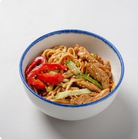 Лапша с курицей