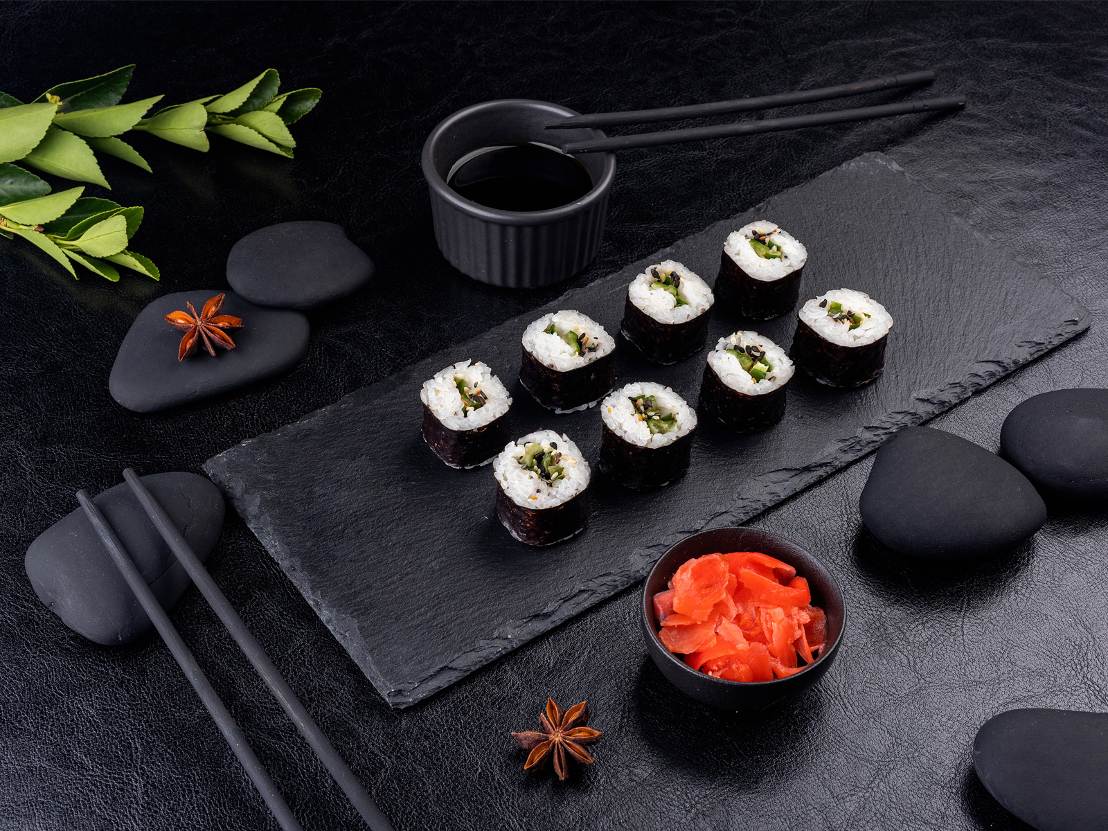 Ролл с огурцом