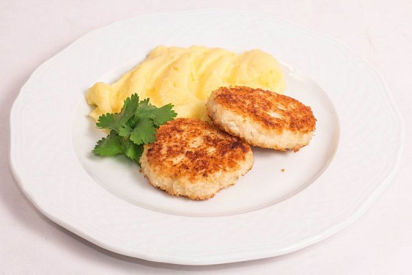 Котлеты куриные с пюре