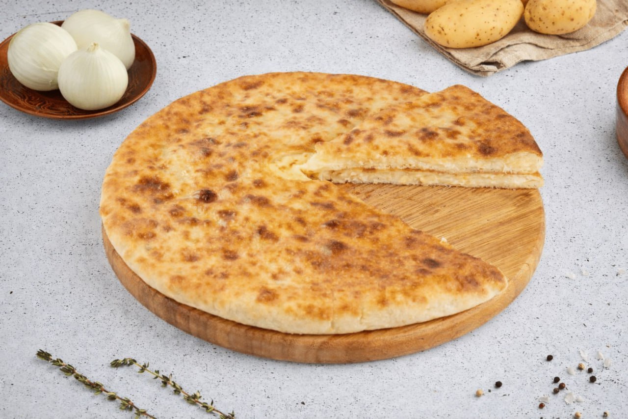 Осетинский пирог с картофелем и луком