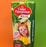 Сок Сады Придонья Kids зеленое яблоко
