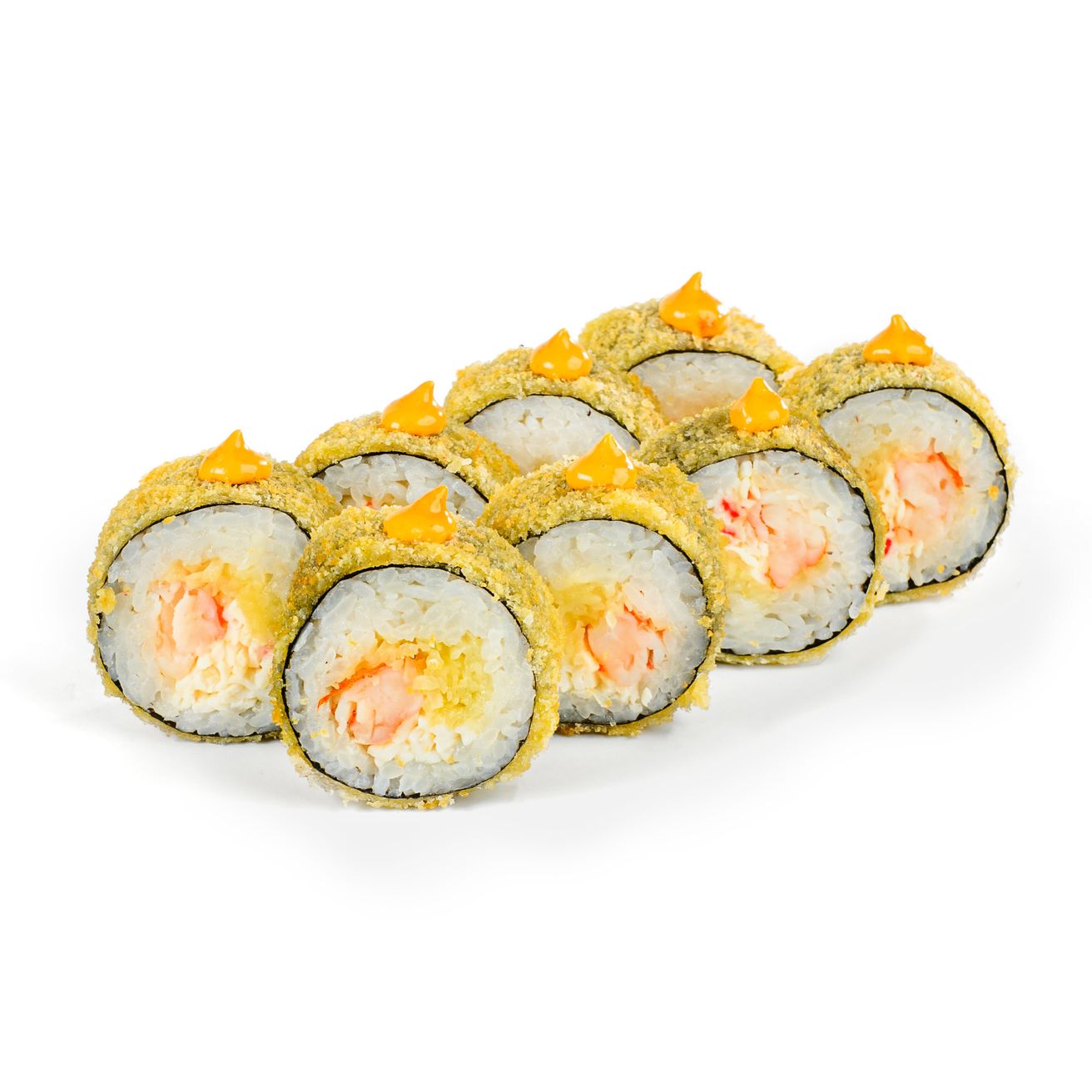 Жареный краб креветка 8 шт